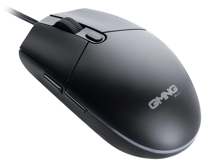 Мышь проводная GMNG XM002, игровая, оптическая, USB, 7200dpi, черный