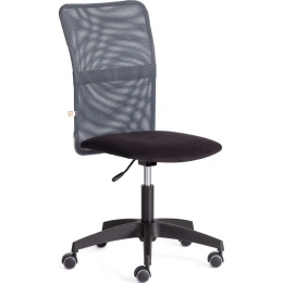 Кресло Tetchair start флок/ткань, черный/серый, 35/w-12 20603