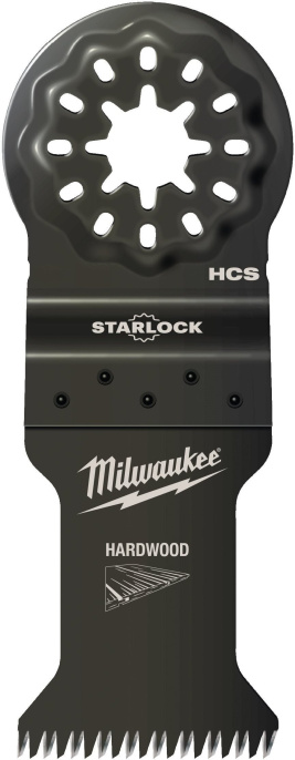 Полотно для мультитула Milwaukee 48906017 35x42мм биметаллическое, крепление Starlock, для твердой древесины лиственные породы