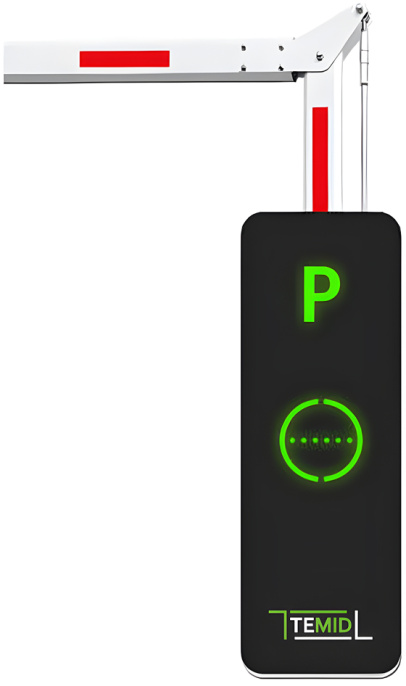 Шлагбаум Temid BGM1045R правый, длина стрелы: 4.5 м, мотор: электромеханический 120 Вт, питание: AC 220/110 В, наработка на отказ: 3000000 циклов, управление: ПДУ ≤30 м 430 МГц
