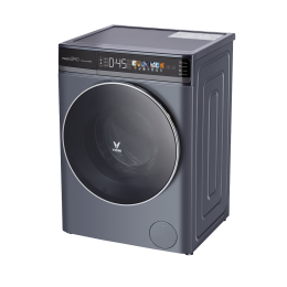 Стирально-сушильная машина Viomi Master 2 Pro (WD10FT-B6E) (отдельностоящая, сушка: естественная конденсация, загрузка для стирки: до 10 кг, загрузка для сушки: до 6 кг, отжим: 1400 об/мин, глубина: 49 см (с люком 58 см), энергопотребление B, 14 программ,