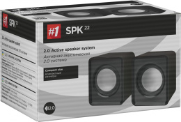 Defender#1 Акустическая 2.0 система SPK 22 черный, 4 Вт, питание от USB (65503)