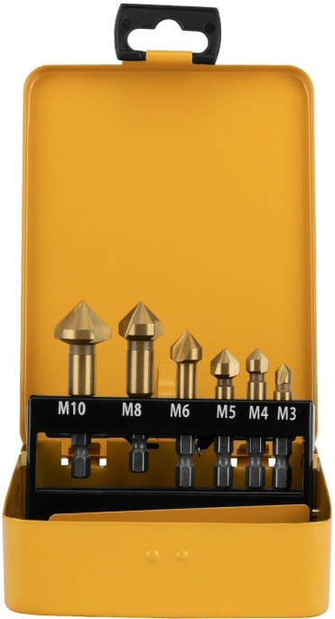 Набор оснастки Denzel 72313 по металлу 6пред. для дрелей