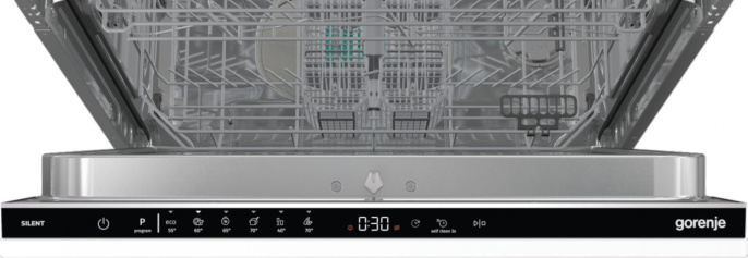 Встраиваемая посудомоечная машина Gorenje GV642E90, полноразмерная, ширина 59.8см, полновстраиваемая, загрузка 13 комплектов