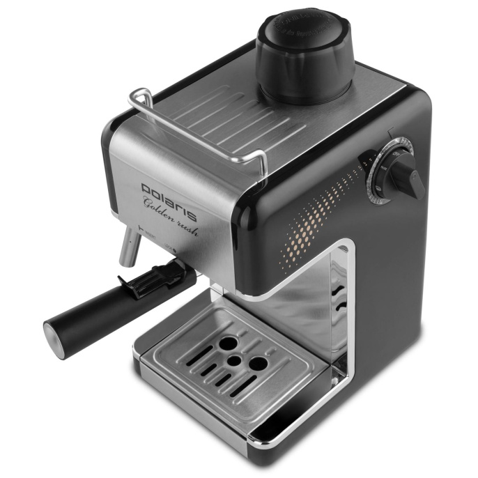 Кофеварка рожковая Polaris PCM 4006A 800Вт черный
