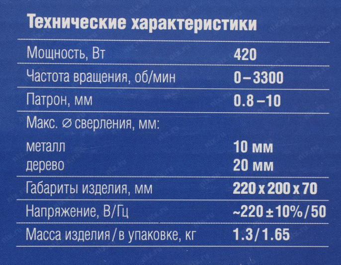 ЗУБР 420 Вт безударная дрель, серия Профессионал ЗД-П421 ЭР