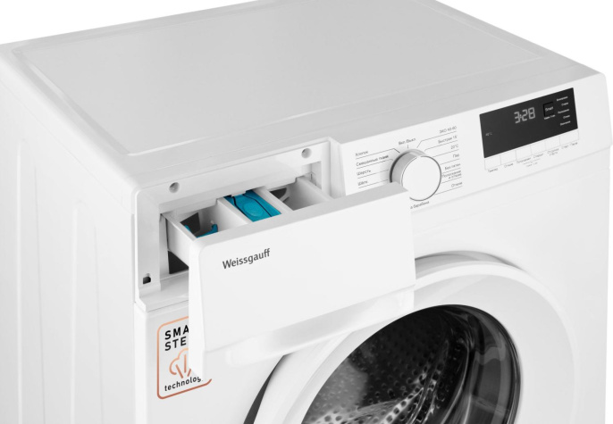 Стиральная машина Weissgauff WM 46106 Steam класс: A+ загр.фронтальная макс.:6кг белый