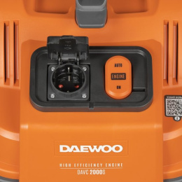 Строительный пылесос Daewoo DAVC 2000S 1500Вт (уборка: сухая/влажная/выдув/сбор воды) оранжевый