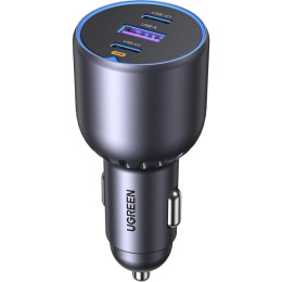Автомобильное зарядное устройство UGREEN EC705 35025 2*USB-C PD+USB-A 130W Fast Car Charger - Gray 35025_