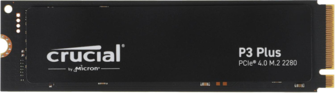 SSD накопитель Crucial P3 Plus CT1000P3PSSD8 1ТБ, M.2 2280, PCIe 4.0 x4, NVMe, M.2
