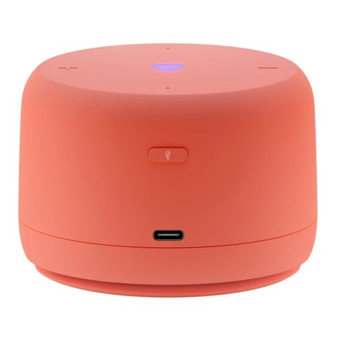 Умная колонка Yandex Станция Лайт 2 без часов Алиса coral 6W 1.0 BT/Wi-Fi 10м (YNDX-00028ORG)