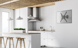 Кронштейн ONKRON/ 26-65" макс. 400*400, 1 колено, наклон -2+12º, поворот 80º макс 35кг, от стены 40-210мм, черный (ONKRON M2 BLACK)