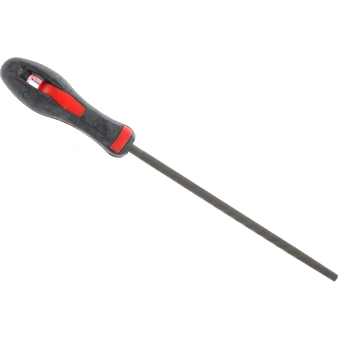 Круглый напильник с ручкой PVC (200 мм, насечка №2 средняя) BAUM 3742200