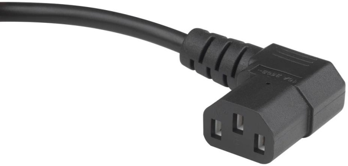 Кабель питания для монитора Hyperline PWC-IEC13A-IEC14-1.8-BK IEC 320 C13 - IEC 320 C14 1.8 метра