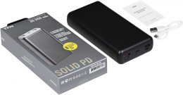 Внешний аккумулятор Power Bank TFN Solid PB-283, 30000мAч, черный [tfn-pb-283-bk]