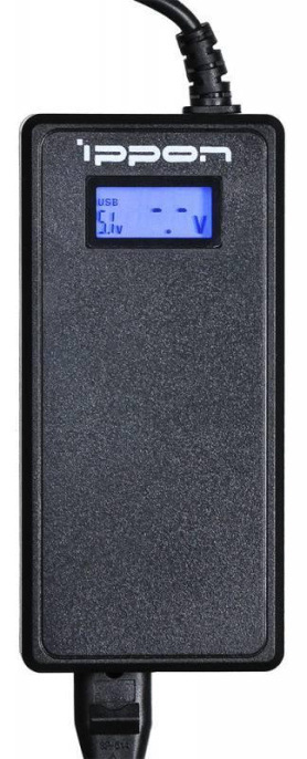 Адаптер питания Ippon D90U,  15 - 19.5 В,  4.5A, 90Вт,  черный