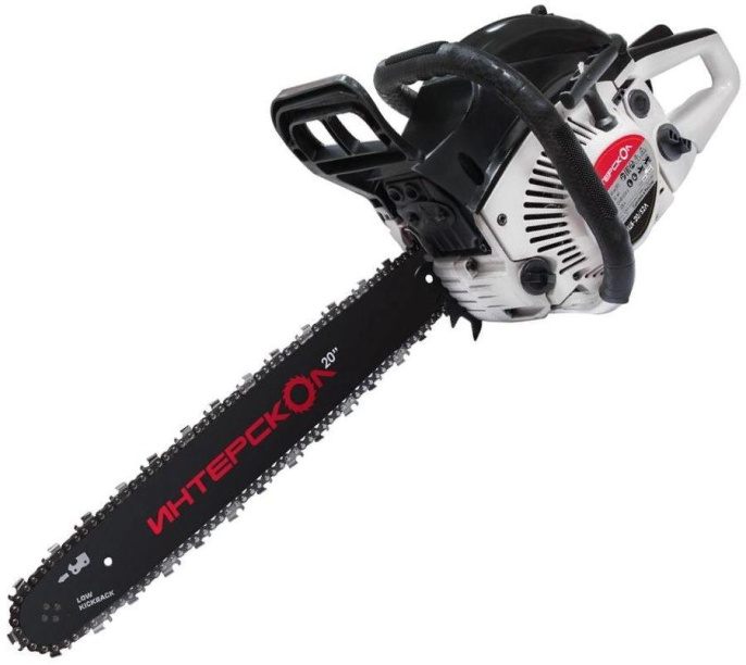 Бензопила Интерскол ЦБ-20/52Л 2400Вт 3.3л.с. дл.шины:20" 50cm 446.1.0.40