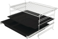 Духовой шкаф электрический Gorenje BOSB6737E06X,  77л,  дверца с 2 стеклами,  нержавеющая сталь/черный