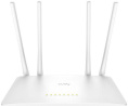 Wi-Fi роутер CUDY WR1200, Wi-Fi 5, AC1200, 2.4/5ГГц, 4 LAN, белый