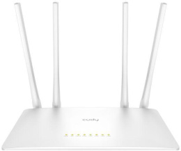 Wi-Fi роутер CUDY WR1200, Wi-Fi 5, AC1200, 2.4/5ГГц, 4 LAN, белый