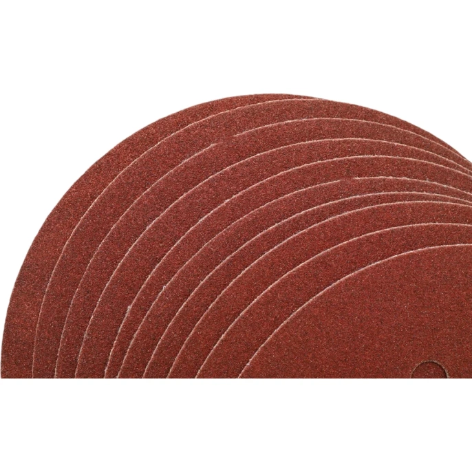 Круг шлифовальный на липучке по дереву/металлу 10 шт. (150 мм; P100; 6 отверстий) Gigant G-1031