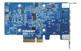 Сетевая карта QNAP QXG-10G2T Dual-port BASET 10GbE network expansion card; low-profile form factor; PCIe Gen3 x4