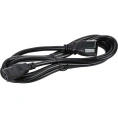 Кабель электропит. PDU 3х1.5 2м с разъемами С13-C14 ITK PC-C13C14-2M