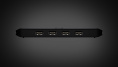 Переключатель электронный ATEN US4224-AT USB, 2 ПК 4 устройства, 2 USB A-тип 4 USB A-тип, Female, со шнурами 2х1.5м., USB 2.0