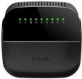 Wi-Fi роутер D-Link DSL-2640U/R1A, Wi-Fi 4, N150, 2.4ГГц, 4 LAN, 1 WAN/LAN, ADSL2+ AnnexA/L/M , черный