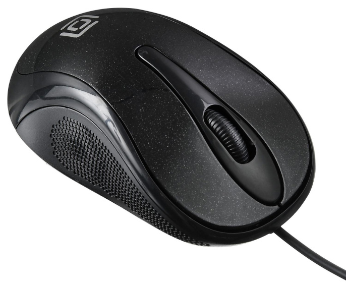 Мышь проводная Oklick 385M, оптическая, USB, 1600dpi, черный [1066858]