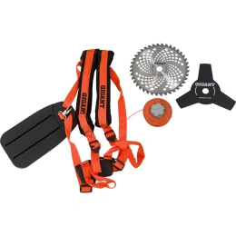 Бензиновый триммер 3 л.с., леска/нож/диск, леска 2,4 мм, Gigant GSAF-16