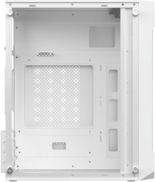 Корпус mATX Oklick OCC-MN302F, Mini-Tower, без БП, белый