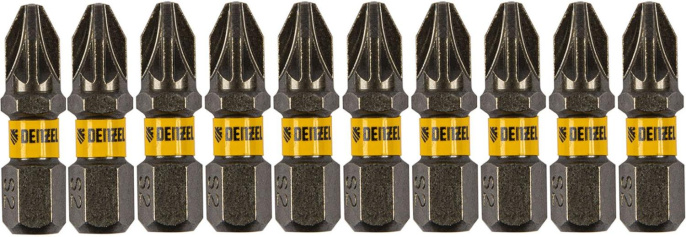 Набор бит Denzel 11654 10пред. для шуруповертов