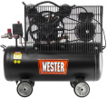 Компрессор поршневой Wester WBK2200/50PRO масляный 340л/мин 50л 2200Вт черный/красный