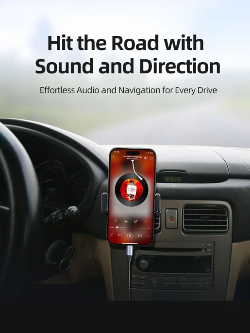 Аудиокабель CABLETIME CF16H (CT-CMAU-AG1) 1 м, USB-C — 3,5 мм, черный