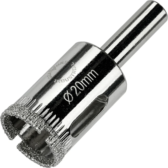 Коронка алмазная по керамике, плитке и стеклу 20 мм Diamond Industrial DIDCBC020