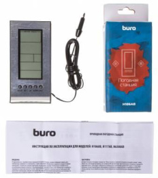 Погодная станция BURO H106AB, серебристый