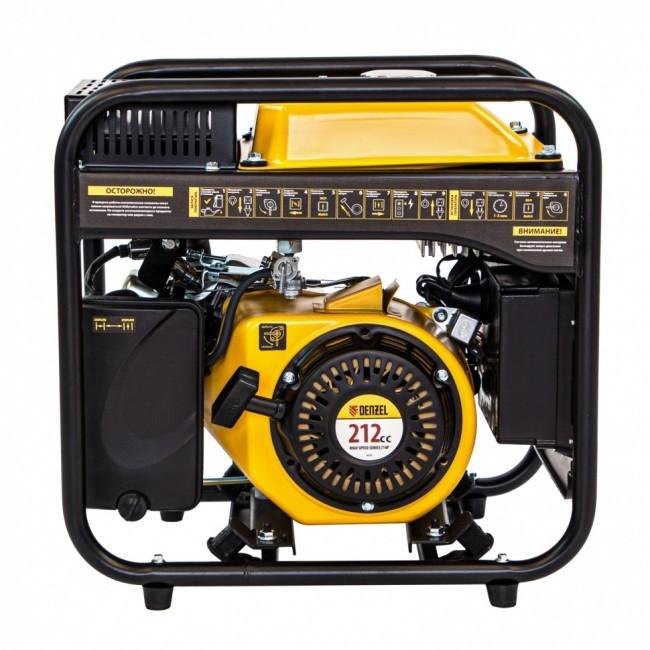 Denzel Инверторная генераторная установка GT-3500iF, 3,5 кВт, 230 В,открытый корпус,ручной старт [94705]