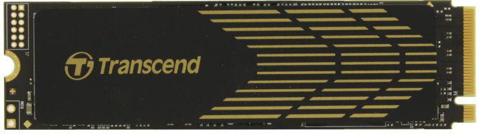 Накопитель SSD 500GB Transcend MTE240S, 3D TLC NAND, M.2 2280, NVME Gen4x4, Графеновый Радиатор TS500GMTE240S