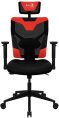 Кресло игровое Aerocool Guardian, экокожа/сетка, до 150кг, мультиблок, регулируемые 2D подлокотники, черный/красный