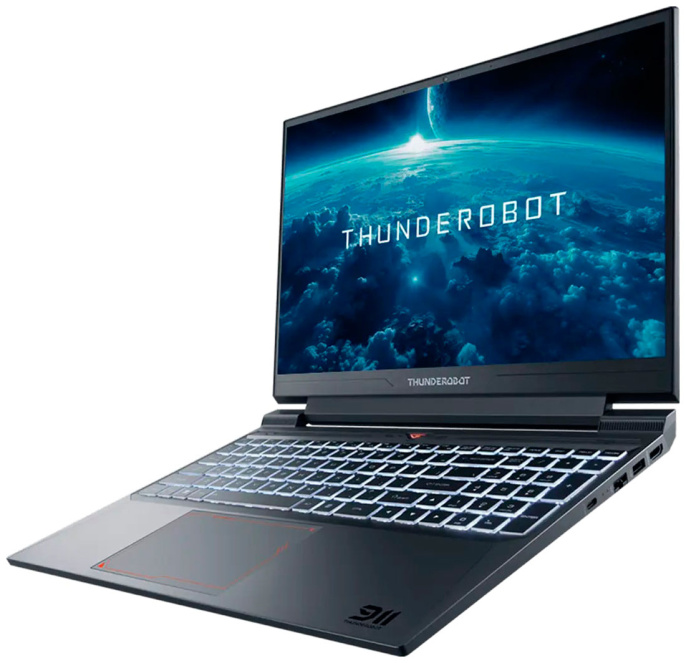 Ноутбук игровой THUNDEROBOT 911 X Wild Hunter G3 Pro, 15.6", IPS, Intel Core i5 13420H 2.1ГГц, 8-ядерный, 16ГБ DDR5, 1ТБ SSD,  NVIDIA GeForce  RTX 5060 для ноутбуков - 8 ГБ, TGP 115Вт,  FreeDOS,  серы