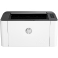 Принтер лазерный HP Laser 107w черно-белая печать, A4, цвет белый [4zb78a]