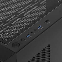 Корпус E-ATX CHIEFTEC Night Hunter, Midi-Tower, без БП,  черный [gs-03b-blk-op]