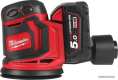Эксцентриковая шлифмашина Milwaukee M18 BOS125-502B 4933464229 14000-24000 колебаний/мин, питание: аккумулятор 18 В , частота вращения: от 7000 до 12000 об/мин, диаметр диска: 125 мм, защита от