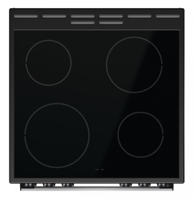 Электрическая плита Gorenje GEC6A11SG, стеклокерамика, без крышки, серый