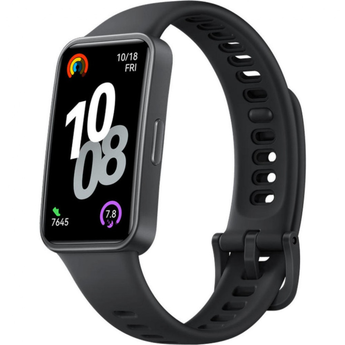 Фитнес-трекер Huawei Band 10 Nora-B19F,  1.47",  черный, черный [55020eer]