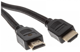 Кабель аудио-видео Cactus CS-HDMI.2-1.8,  HDMI (m) -  HDMI (m),  ver 2.0,  1.8м, GOLD,  черный