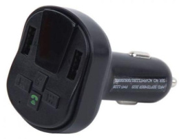 Автомобильный FM-модулятор ACV FMT-122B черный MicroSD BT USB 37576