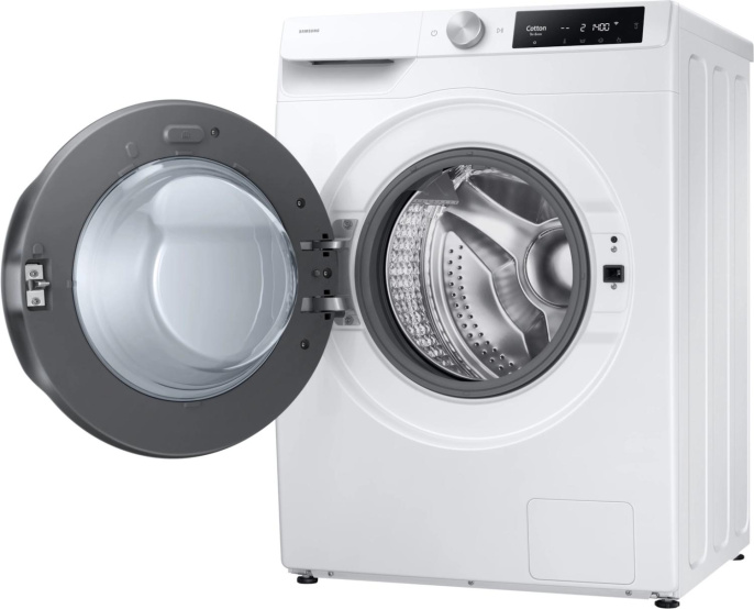 Стиральная машина Samsung WD11DG6B85BELP, с фронтальной загрузкой, 11кг, 1400об/мин, с паром, с сушкой, инверторная