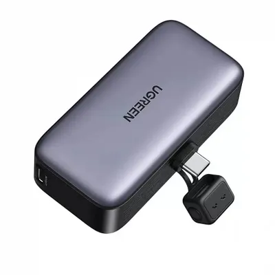 Внешний аккумулятор UGREEN PB503 35338 5000mAh Mini USB-C Power Bank PD 20W. Цвет: серый